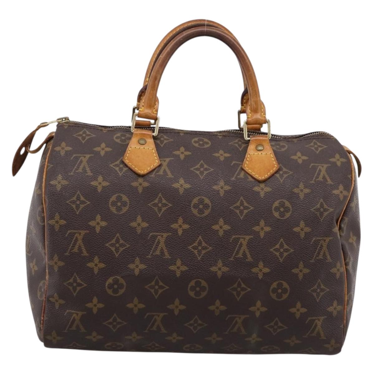 LOUIS VUITTON Monogram Speedy 30 Hand Bag M41526 LV Auth 190960A