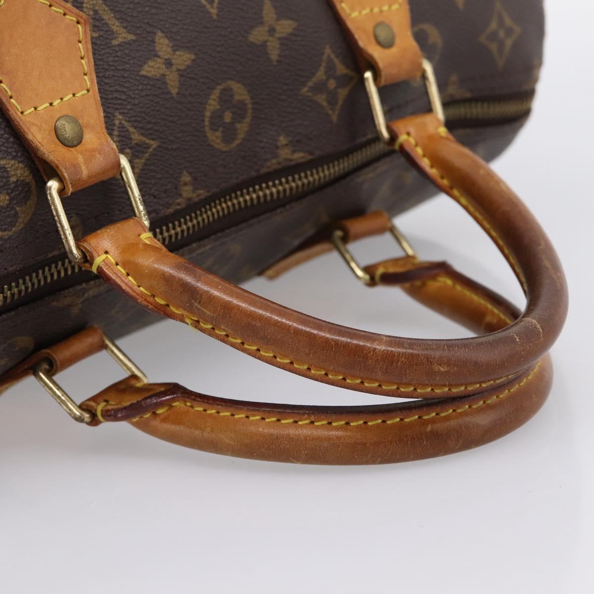 LOUIS VUITTON Monogram Speedy 30 Hand Bag M41526 LV Auth 190960A
