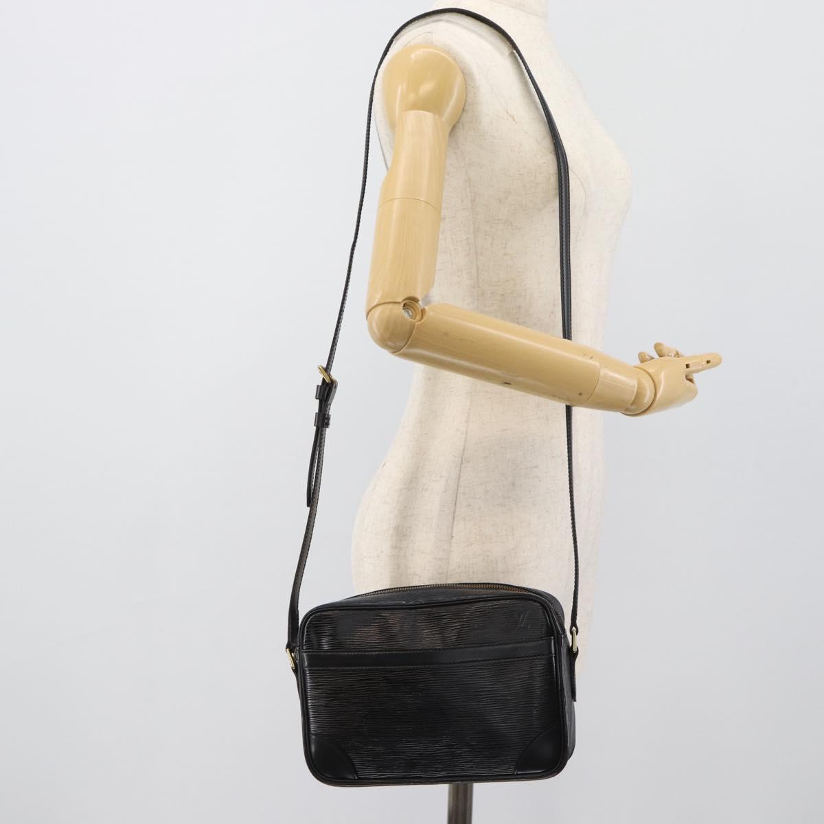 LOUIS VUITTON Epi Trocadero 23 Shoulder Bag Black M52302 LV Auth 190966V