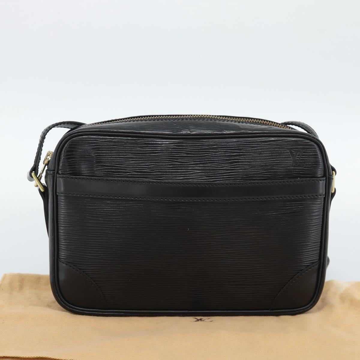 LOUIS VUITTON Epi Trocadero 23 Shoulder Bag Black M52302 LV Auth 190966V