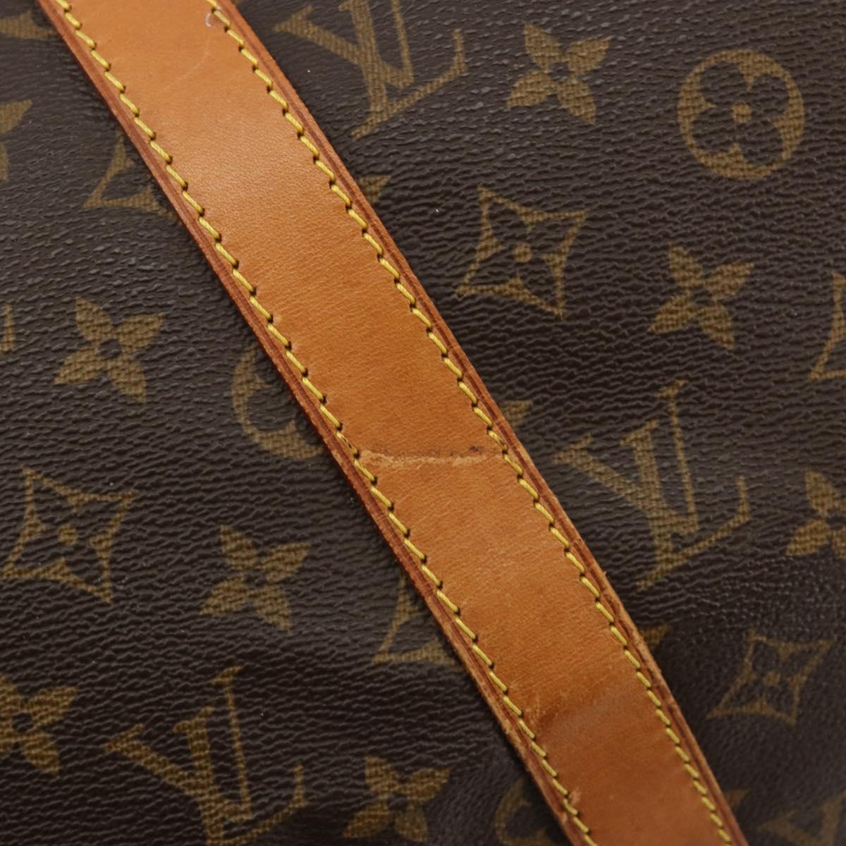 LOUIS VUITTON Monogram Keepall Bandouliere 50 Boston Bag M41416 LV Auth 190968A