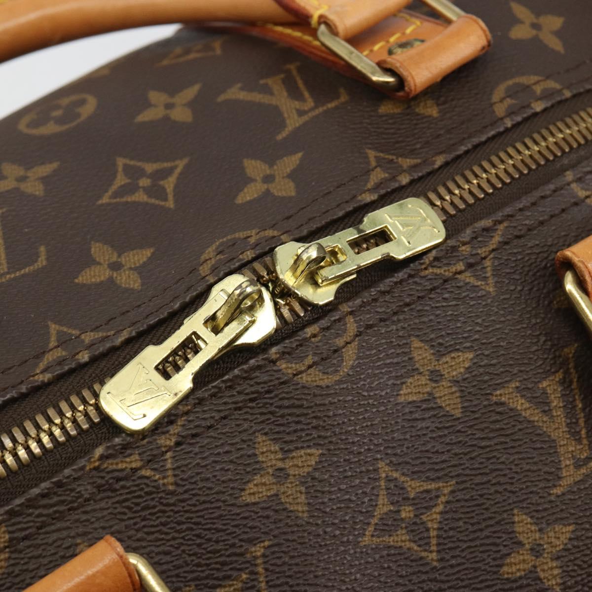LOUIS VUITTON Monogram Keepall Bandouliere 50 Boston Bag M41416 LV Auth 190968A