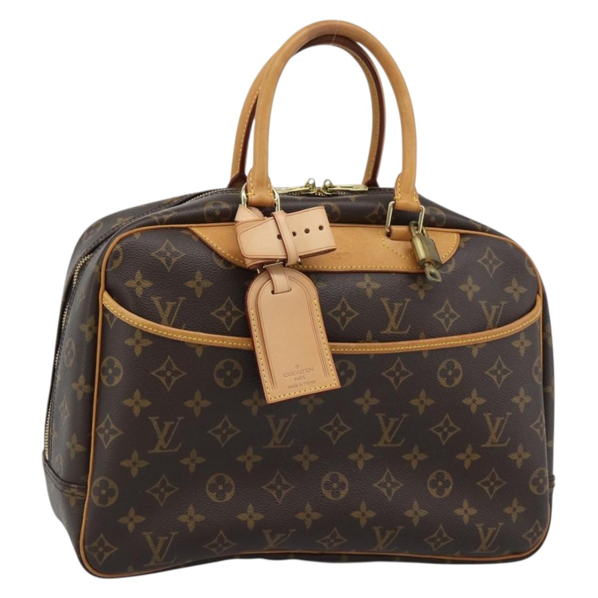 LOUIS VUITTON Monogram Deauville Hand Bag M47270 LV Auth 190969A