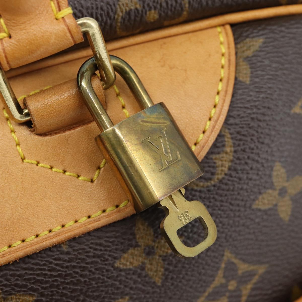 LOUIS VUITTON Monogram Deauville Hand Bag M47270 LV Auth 190969A