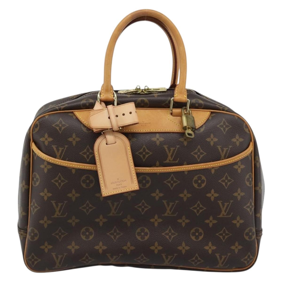 LOUIS VUITTON Monogram Deauville Hand Bag M47270 LV Auth 190969A