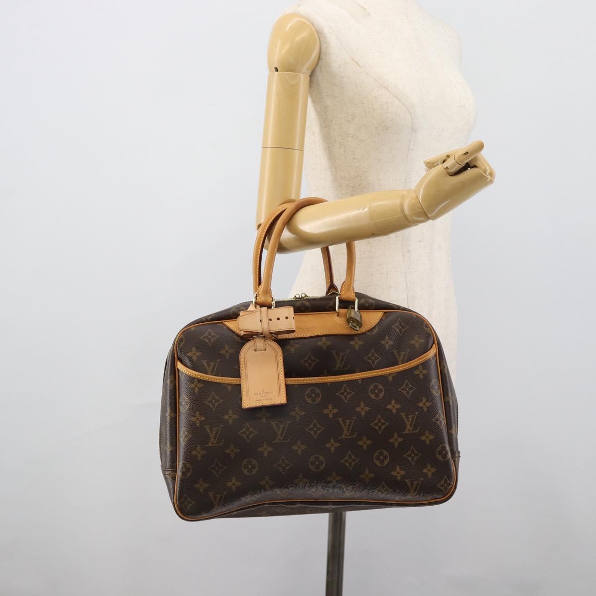 LOUIS VUITTON Monogram Deauville Hand Bag M47270 LV Auth 190969A