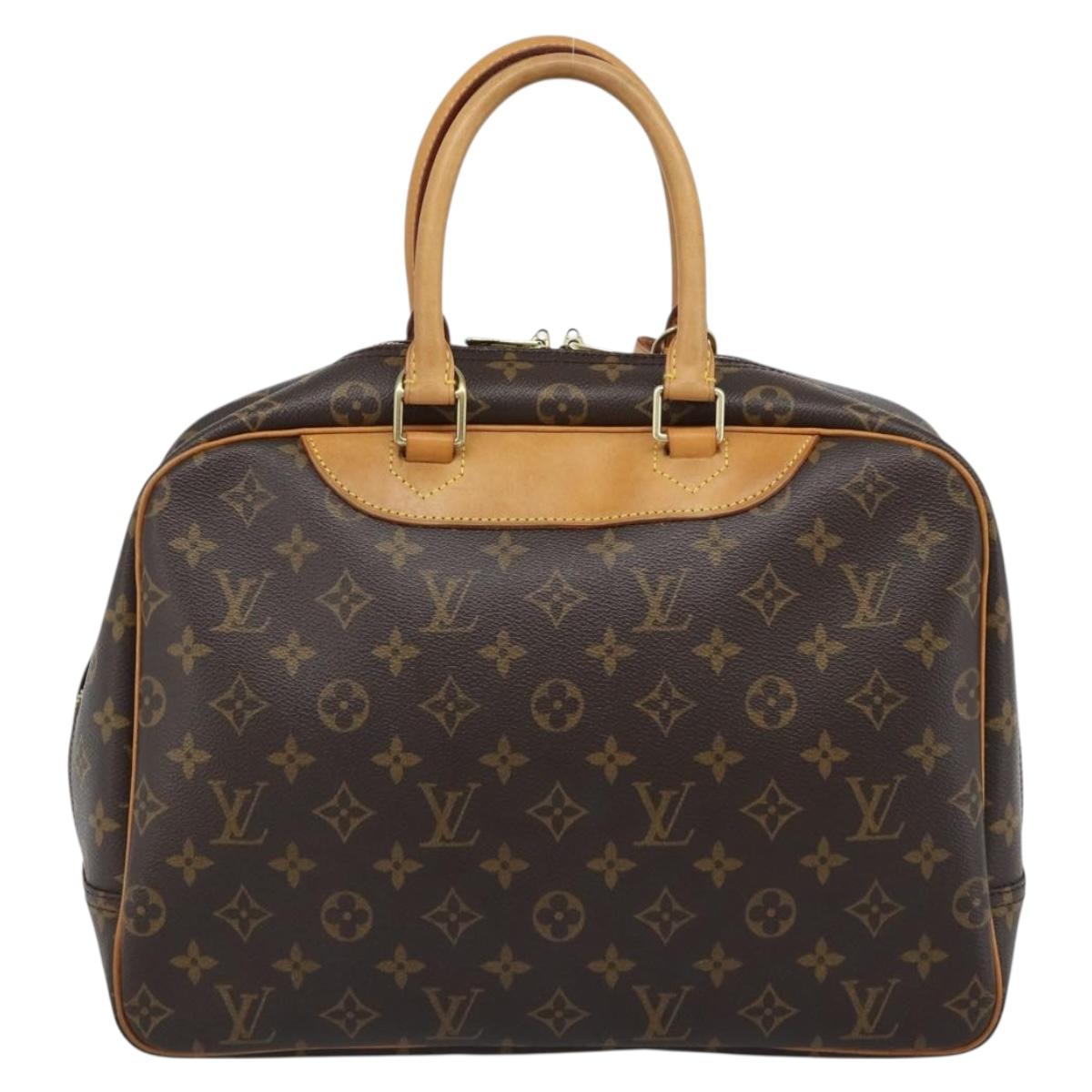 LOUIS VUITTON Monogram Deauville Hand Bag M47270 LV Auth 190969A