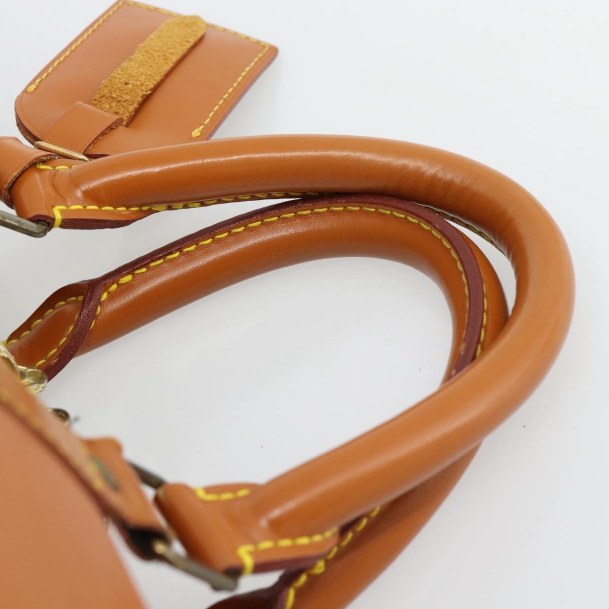 LOUIS VUITTON Epi Keepall 45 Boston Bag Brown Zipangu Gold M42978 LV Auth 190973
