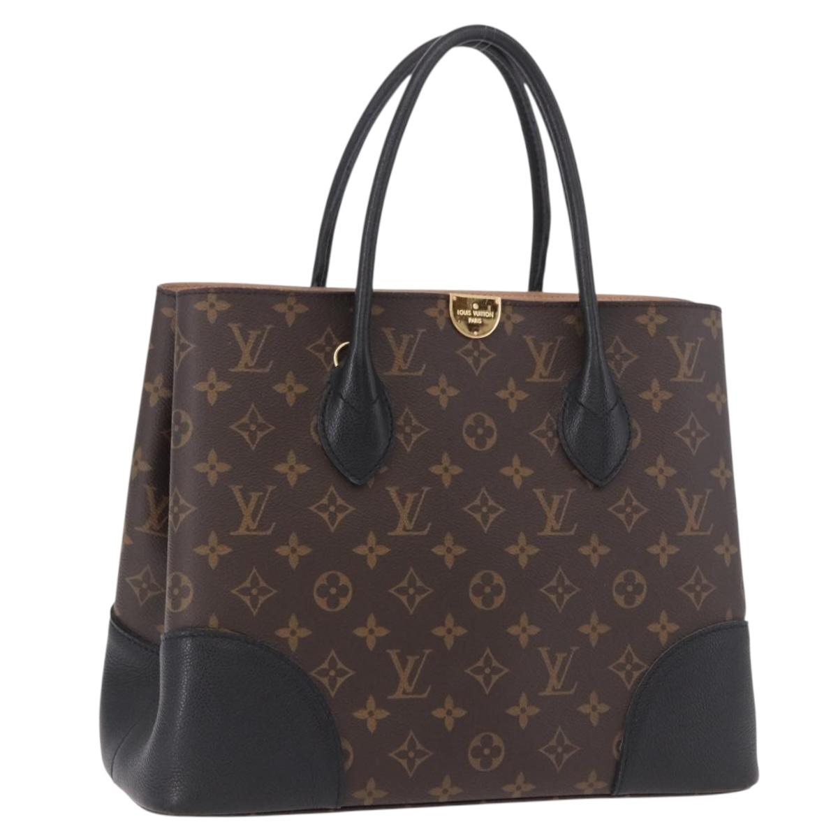 LOUIS VUITTON Monogram Flandrin Hand Bag Black M41595 LV Auth 190975A