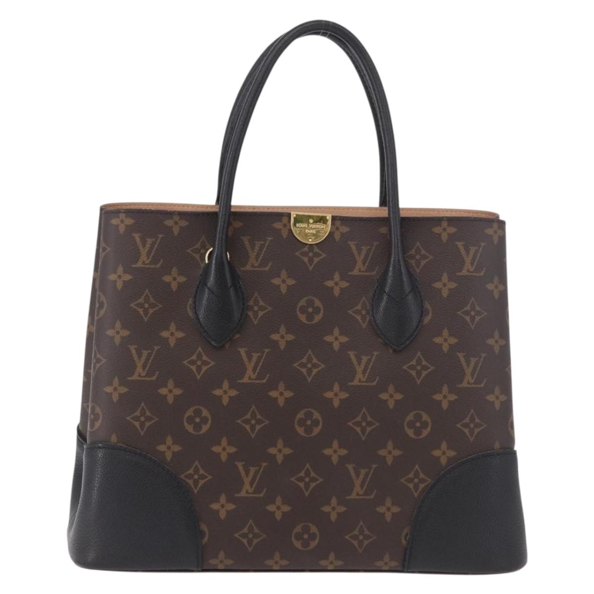 LOUIS VUITTON Monogram Flandrin Hand Bag Black M41595 LV Auth 190975A