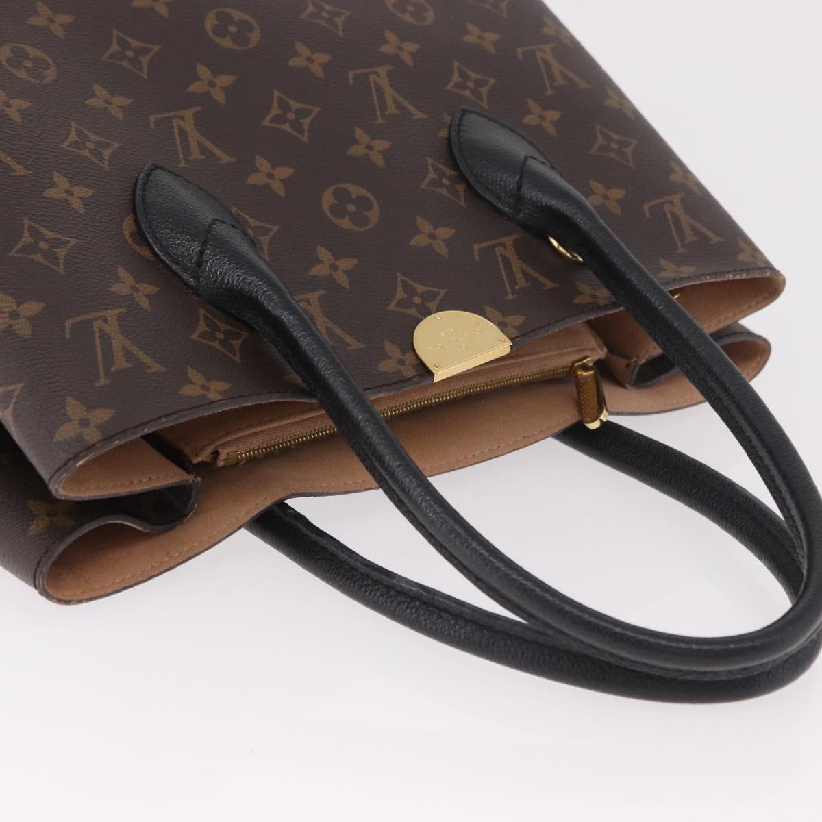 LOUIS VUITTON Monogram Flandrin Hand Bag Black M41595 LV Auth 190975A