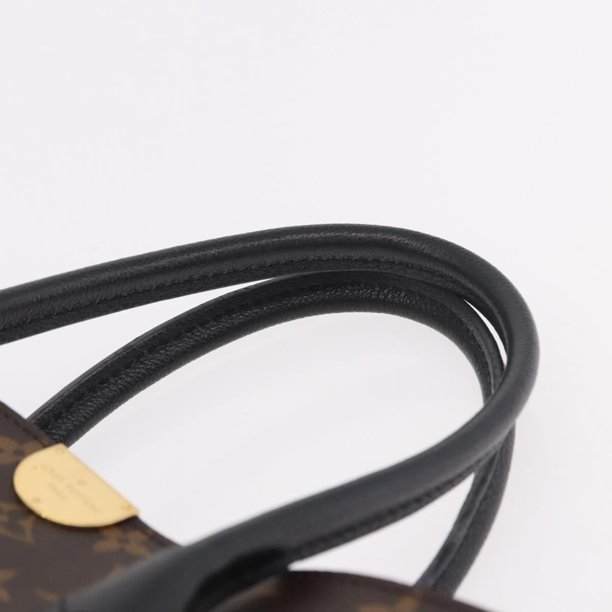 LOUIS VUITTON Monogram Flandrin Hand Bag Black M41595 LV Auth 190975A
