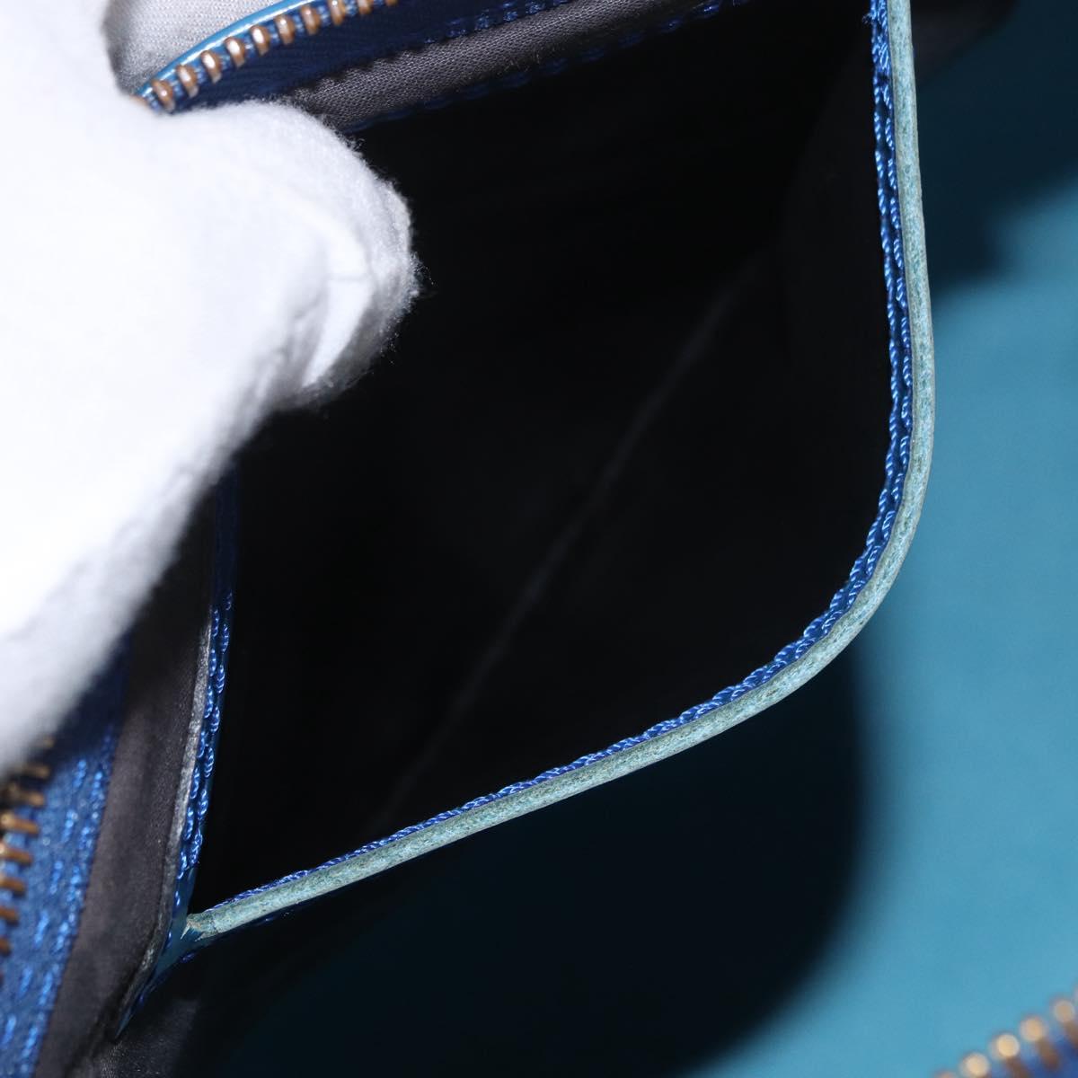 LOUIS VUITTON Epi Speedy 35 Hand Bag Toledo Blue M42995 LV Auth 190979A