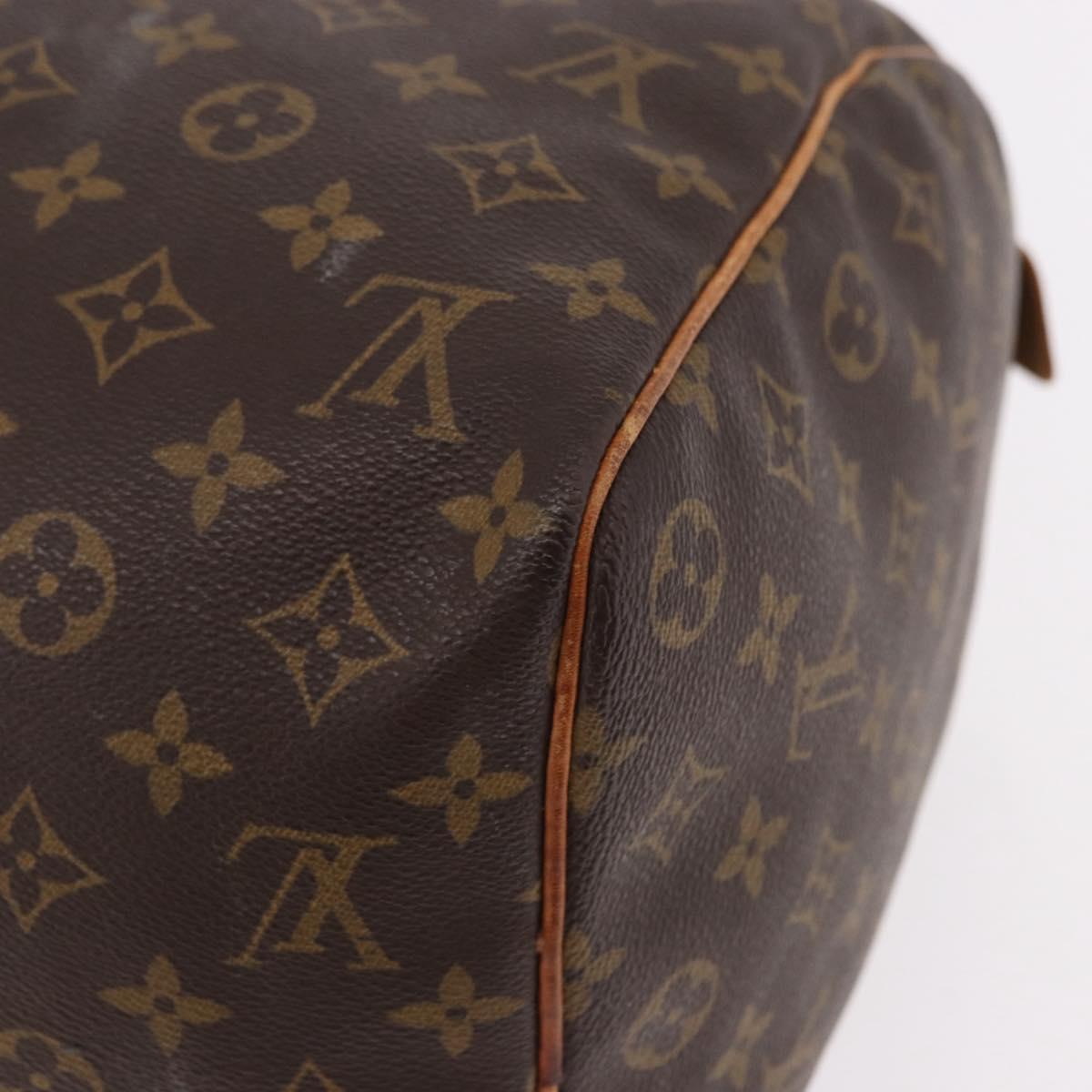 LOUIS VUITTON Monogram Keepall 45 Boston Bag M41428 LV Auth 190984