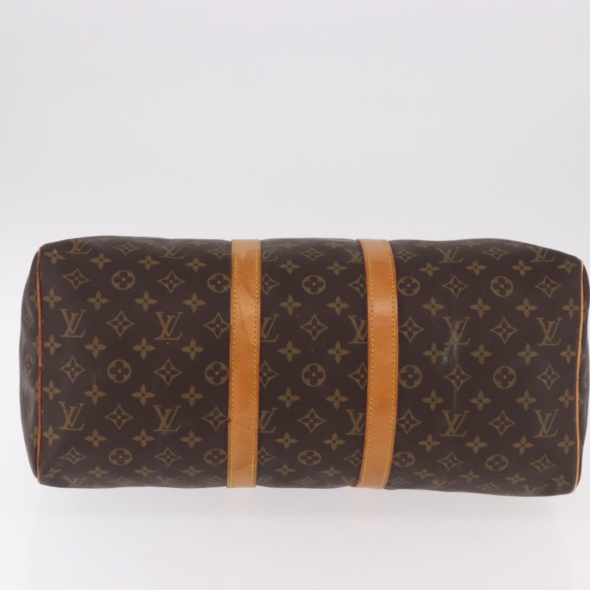 LOUIS VUITTON Monogram Keepall 45 Boston Bag M41428 LV Auth 190984