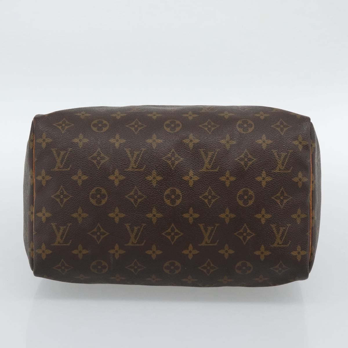 LOUIS VUITTON Monogram Speedy 30 Hand Bag M41526 LV Auth 190986A