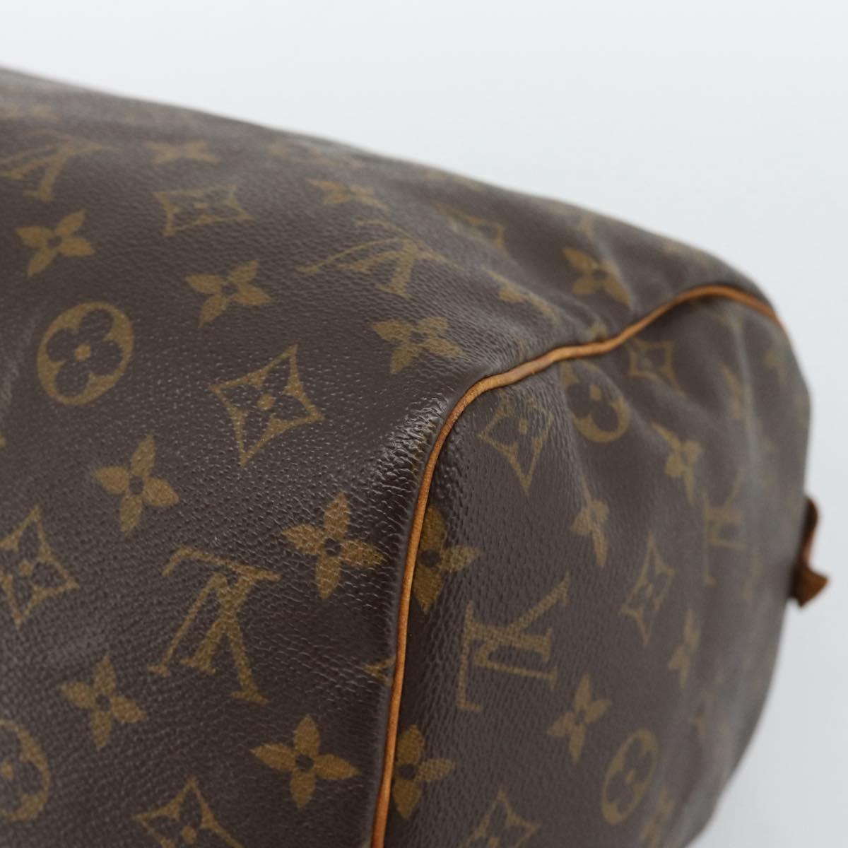 LOUIS VUITTON Monogram Speedy 30 Hand Bag M41526 LV Auth 190986A