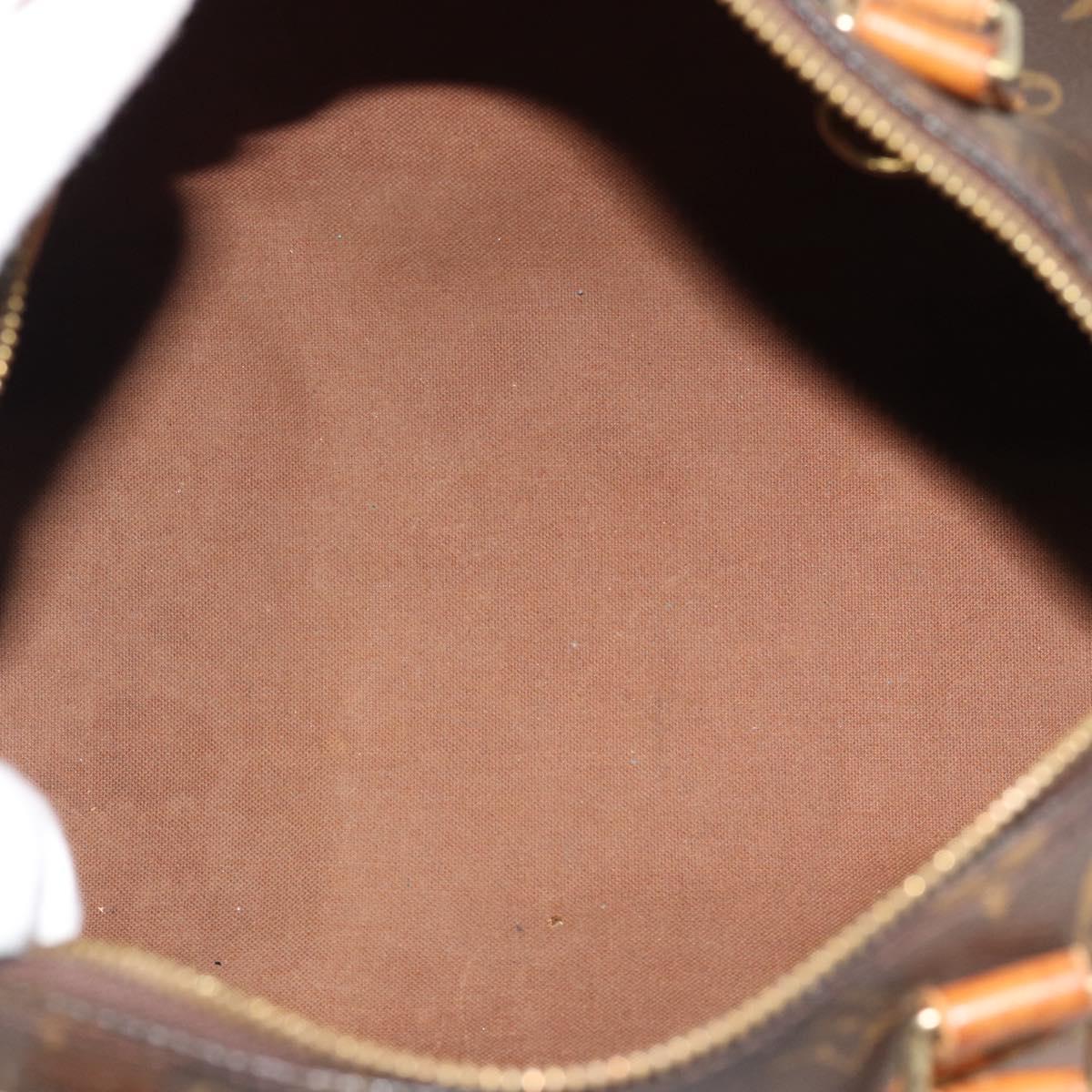 LOUIS VUITTON Monogram Speedy 30 Hand Bag M41526 LV Auth 190986A