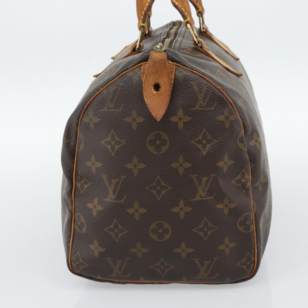 LOUIS VUITTON Monogram Speedy 30 Hand Bag M41526 LV Auth 190986A