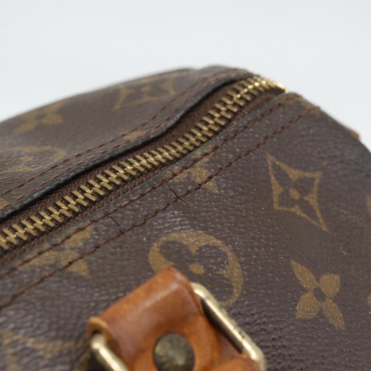 LOUIS VUITTON Monogram Speedy 30 Hand Bag M41526 LV Auth 190986A
