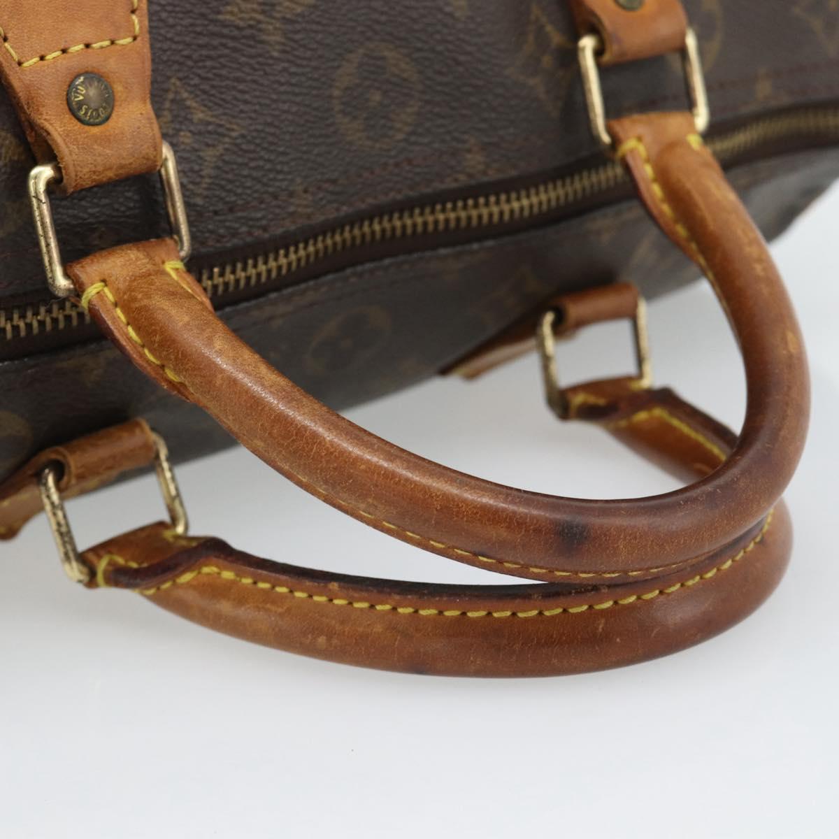 LOUIS VUITTON Monogram Speedy 30 Hand Bag M41526 LV Auth 190986A