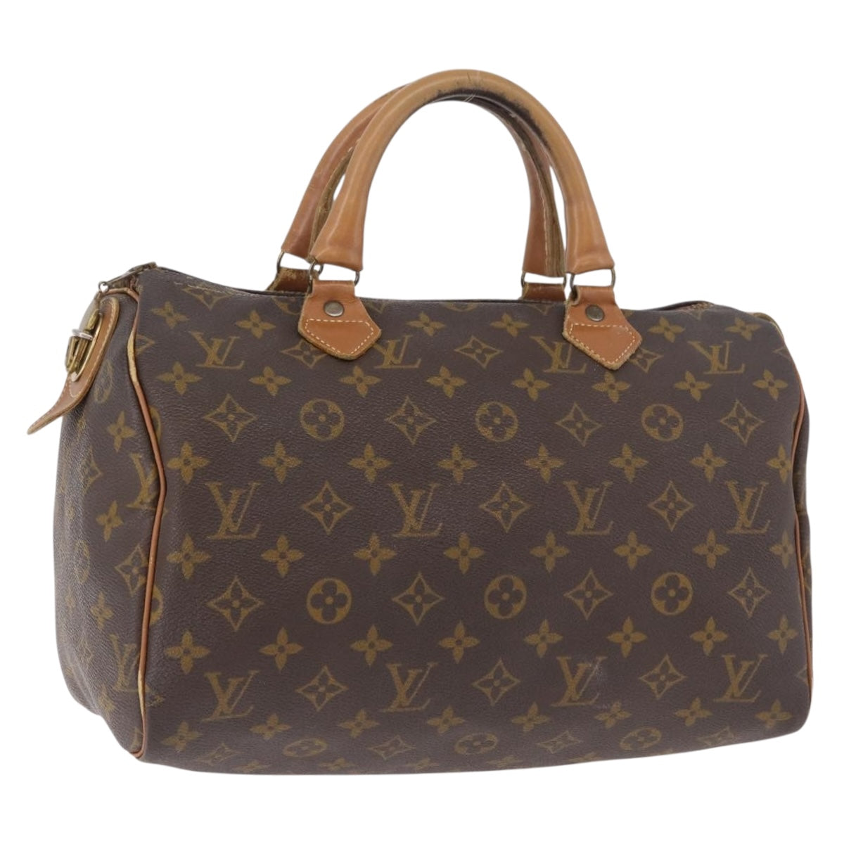 LOUIS VUITTON Monogram Speedy 35 Hand Bag USA limited LV Auth 190987