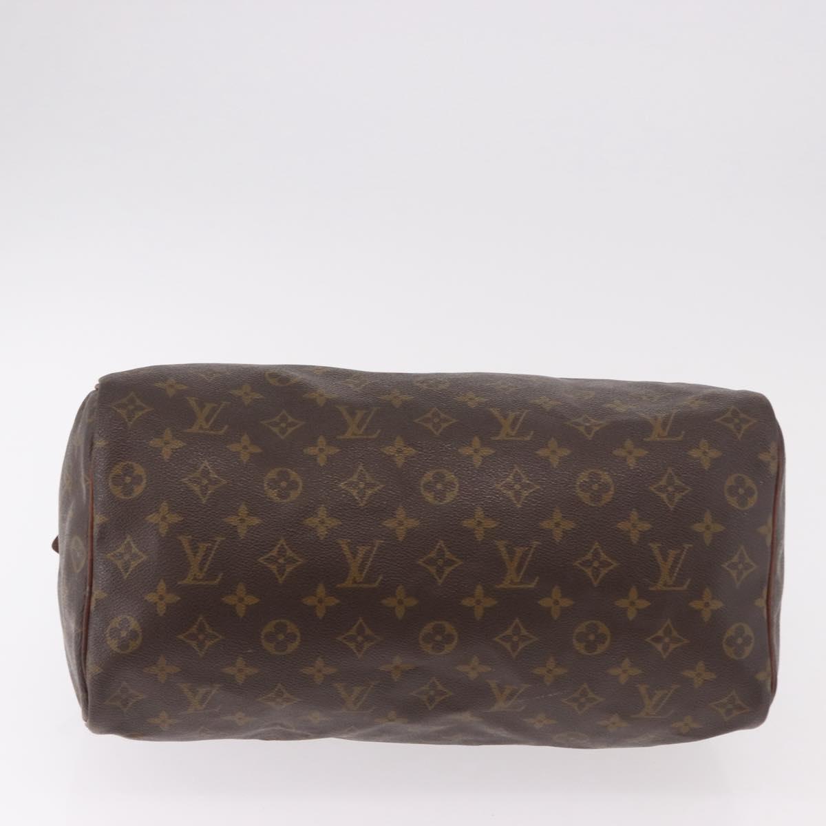 LOUIS VUITTON Monogram Speedy 35 Hand Bag M41524 LV Auth 190989