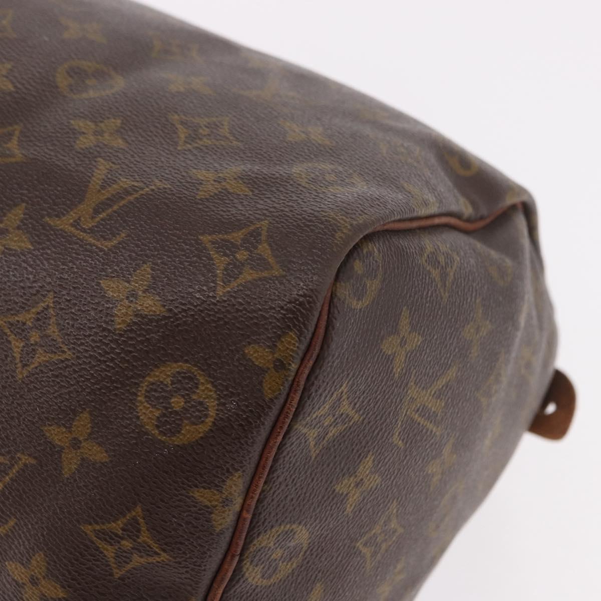 LOUIS VUITTON Monogram Speedy 35 Hand Bag M41524 LV Auth 190989