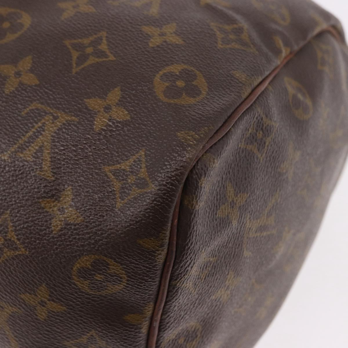 LOUIS VUITTON Monogram Speedy 35 Hand Bag M41524 LV Auth 190989