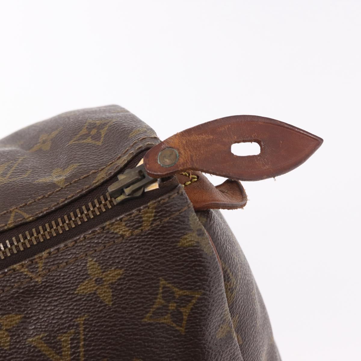 LOUIS VUITTON Monogram Speedy 35 Hand Bag M41524 LV Auth 190989