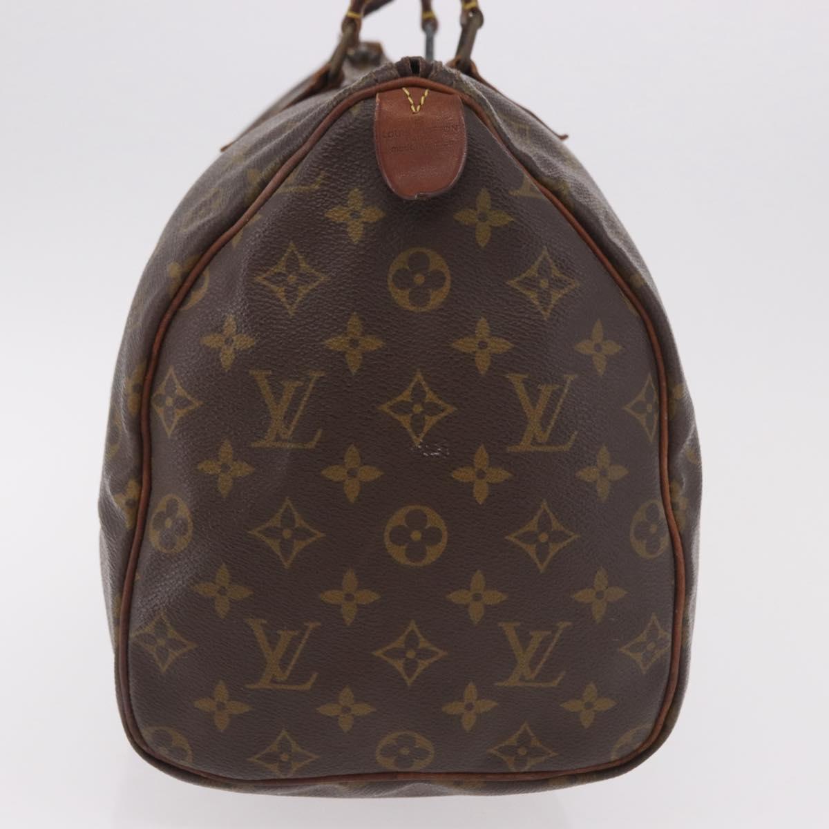 LOUIS VUITTON Monogram Speedy 35 Hand Bag M41524 LV Auth 190989