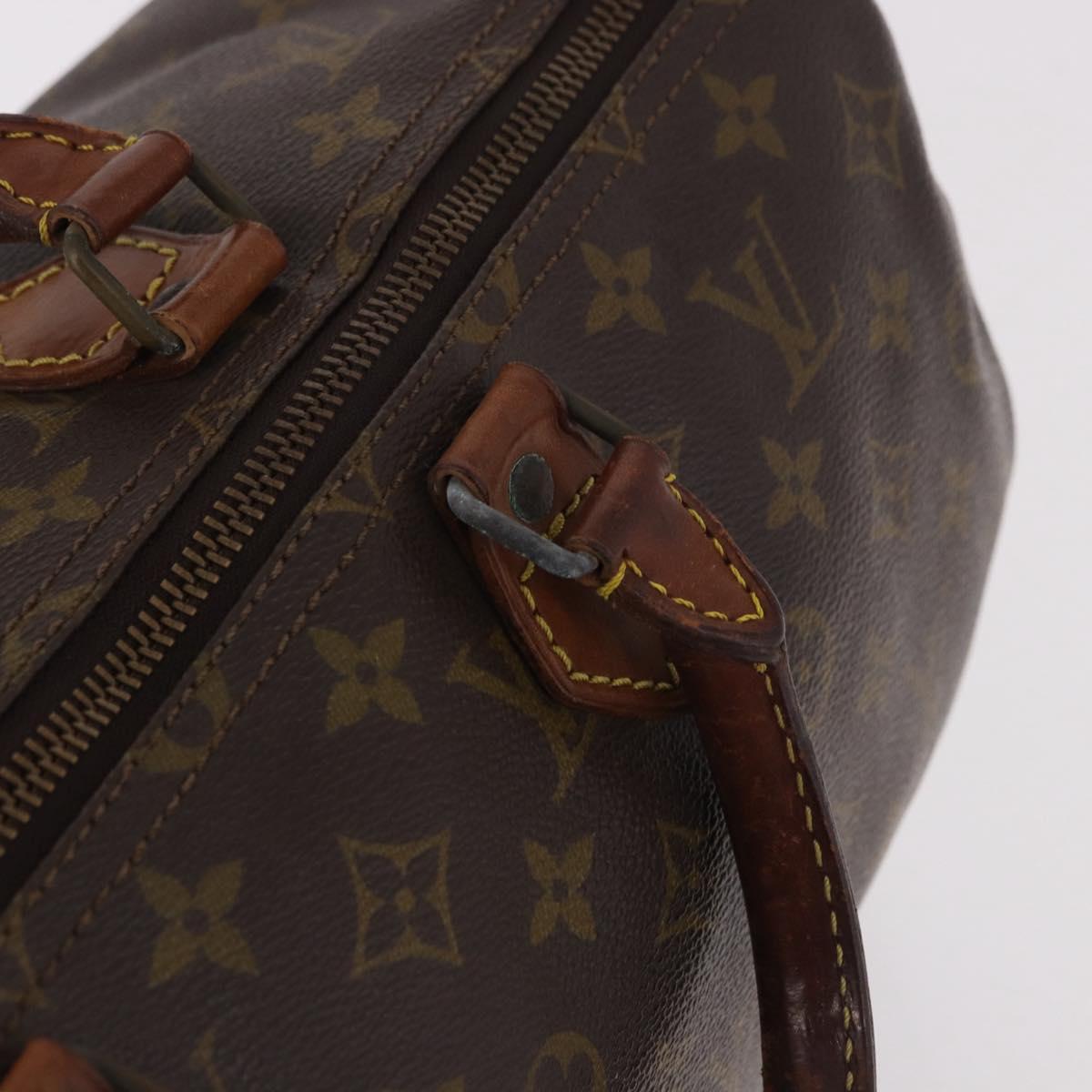 LOUIS VUITTON Monogram Speedy 35 Hand Bag M41524 LV Auth 190989