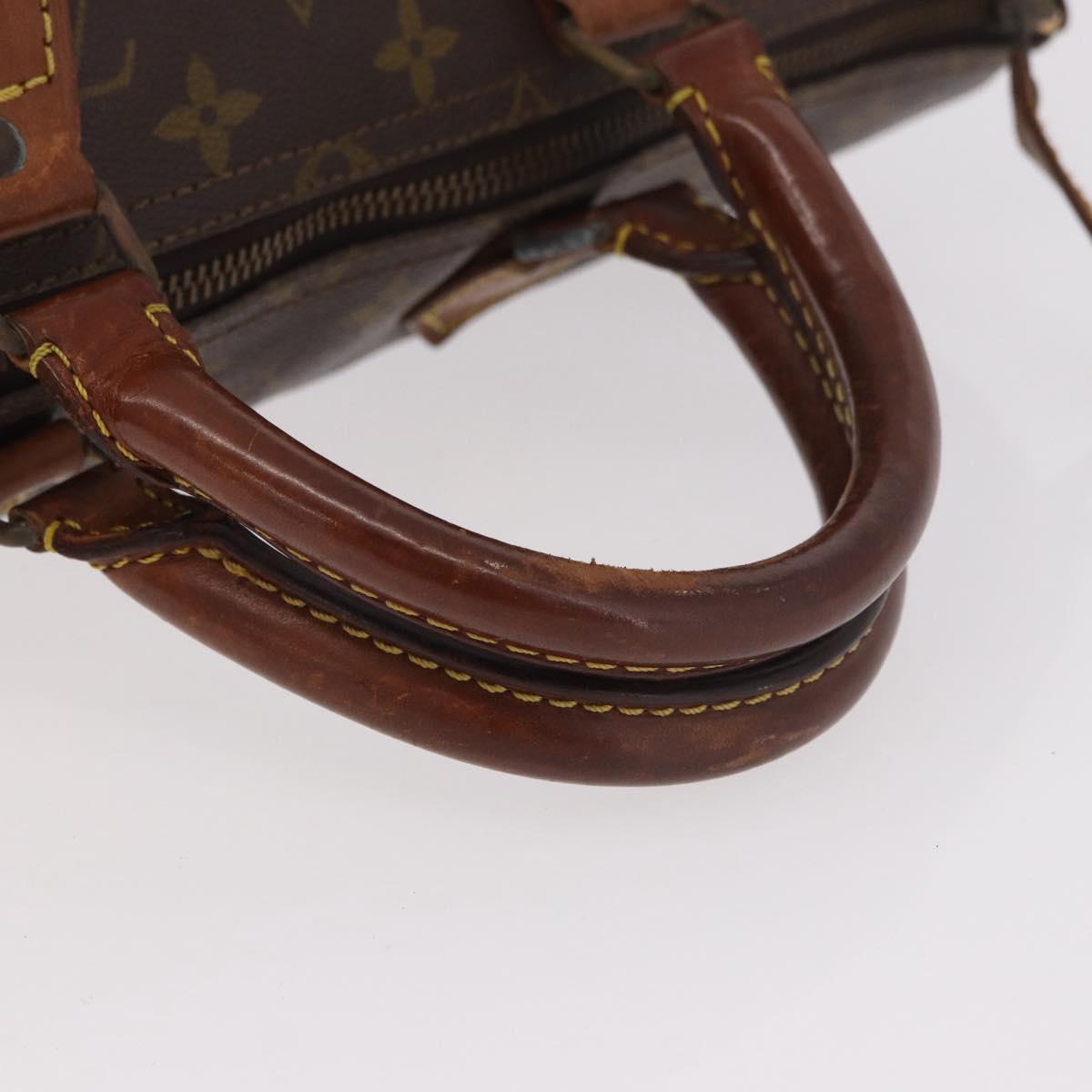 LOUIS VUITTON Monogram Speedy 35 Hand Bag M41524 LV Auth 190989