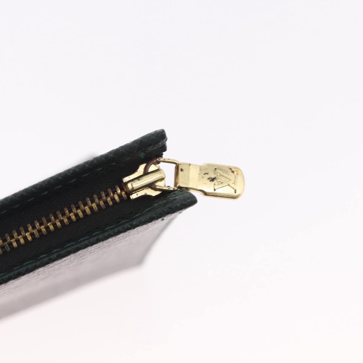 LOUIS VUITTON Taiga Poche Toilette 26 Pouch Epicea LV Auth 190991