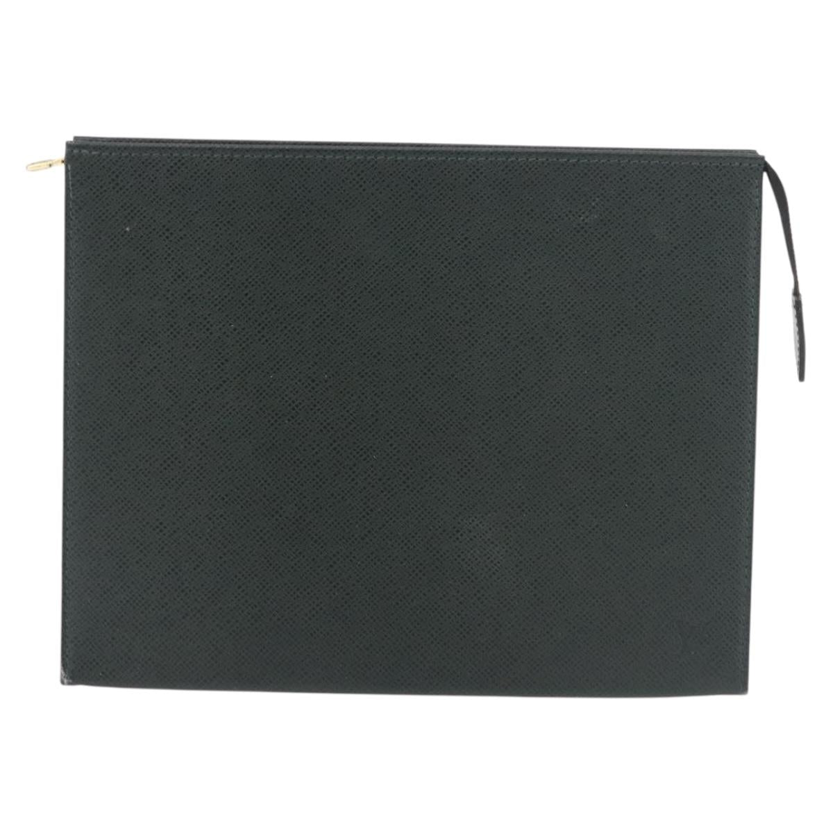 LOUIS VUITTON Taiga Poche Toilette 26 Pouch Epicea LV Auth 190991