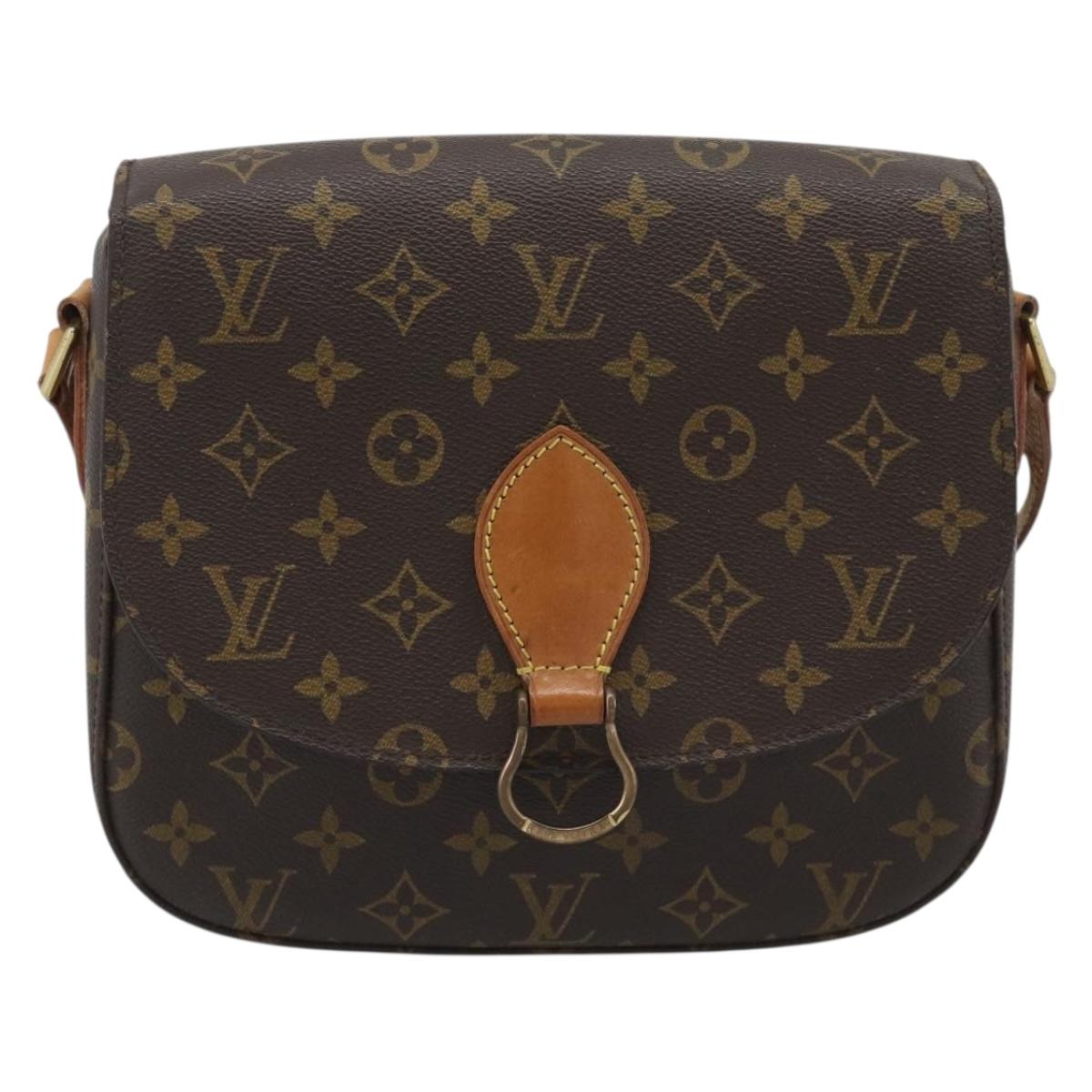 LOUIS VUITTON Monogram Saint Cloud GM Shoulder Bag M51242 LV Auth 190992