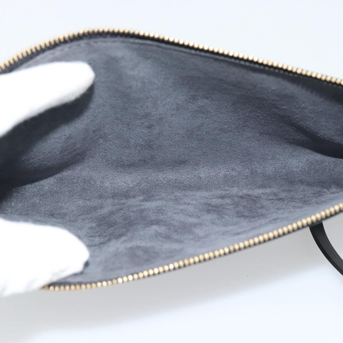 LOUIS VUITTON Epi Pochette Accessoires Pouch Black M52982 LV Auth 190993A