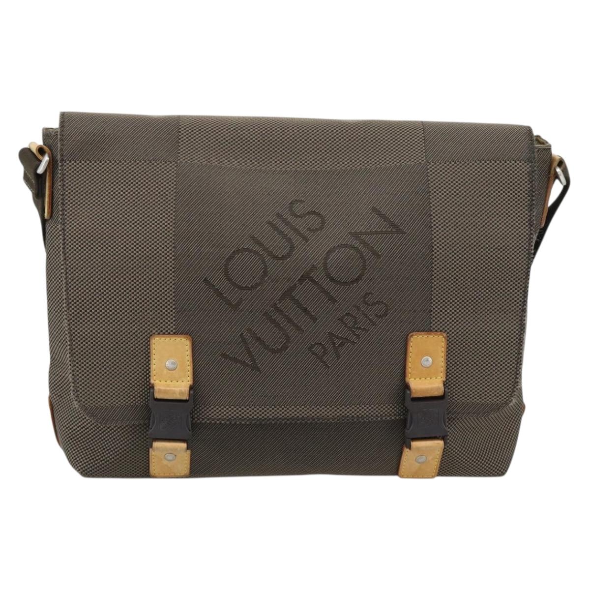LOUIS VUITTON Damier Geant Roux Shoulder Bag Tail M93077 LV Auth 190999