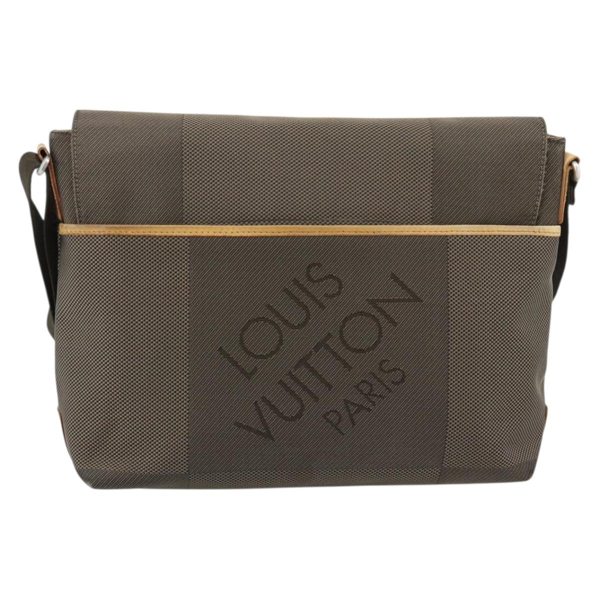 LOUIS VUITTON Damier Geant Roux Shoulder Bag Tail M93077 LV Auth 190999