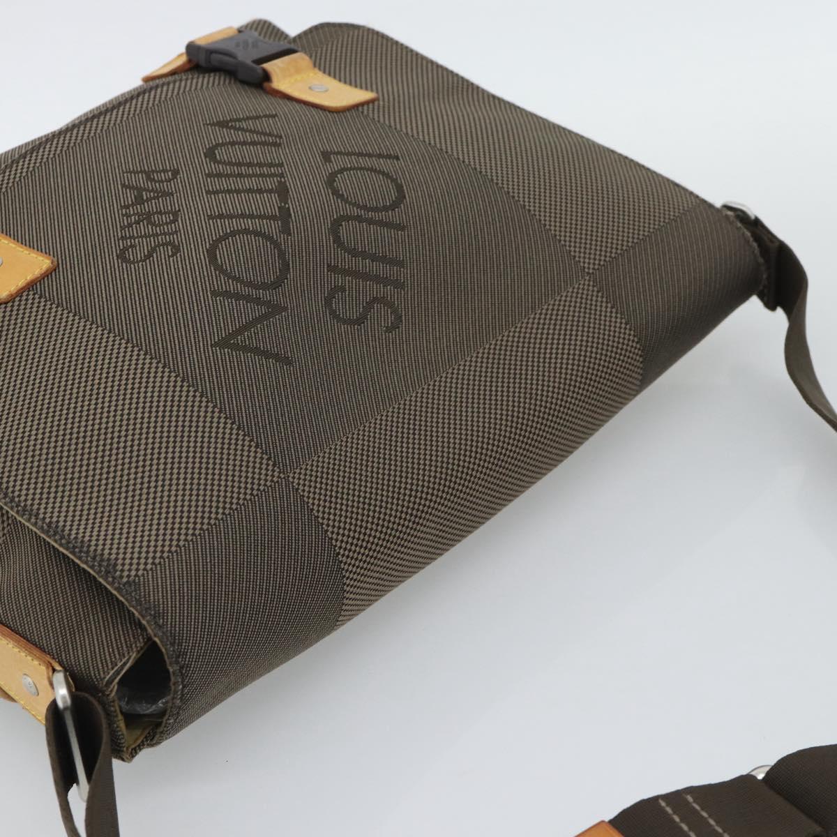 LOUIS VUITTON Damier Geant Roux Shoulder Bag Tail M93077 LV Auth 190999