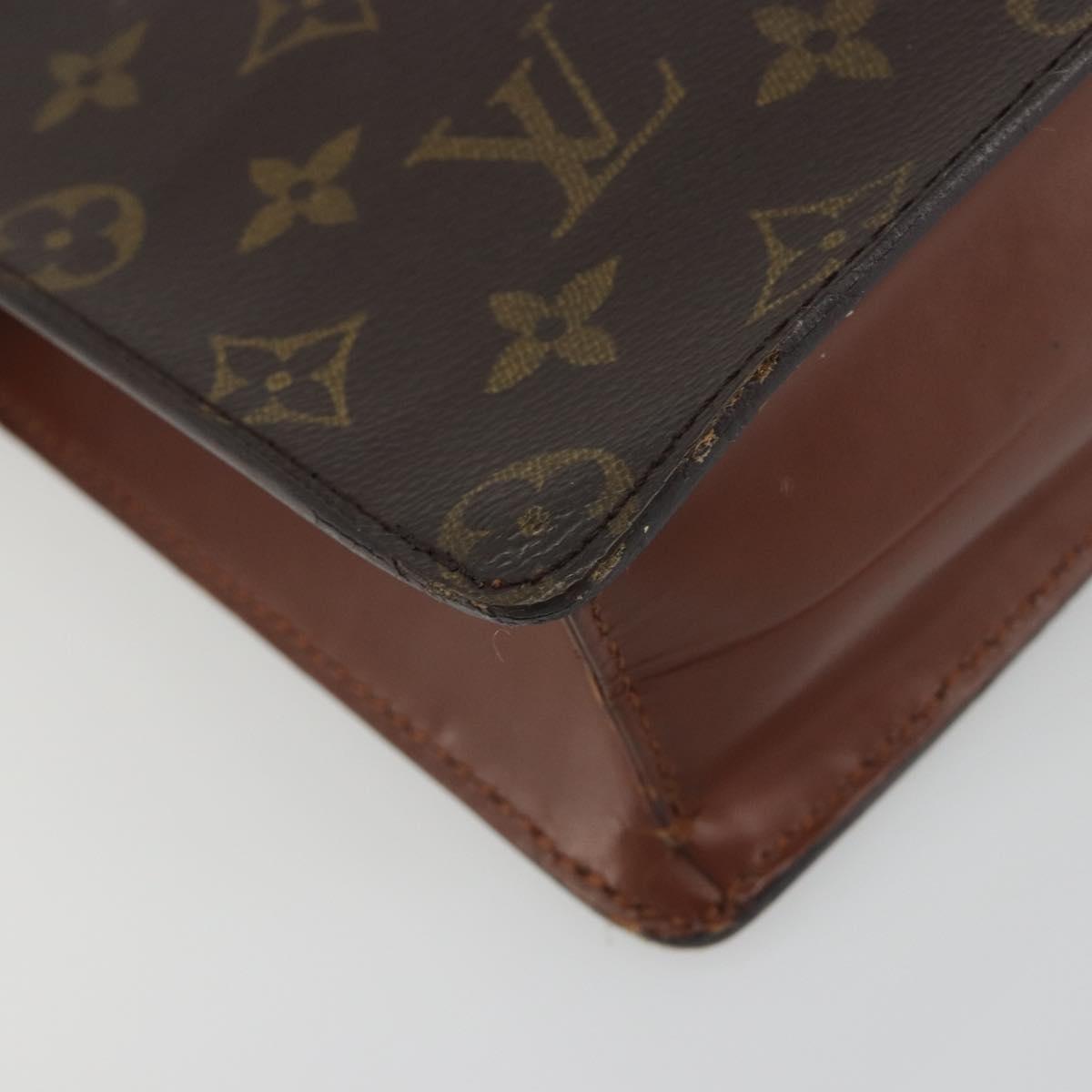 LOUIS VUITTON Monogram Pochette Homme Clutch Bag M51795 LV Auth 191001