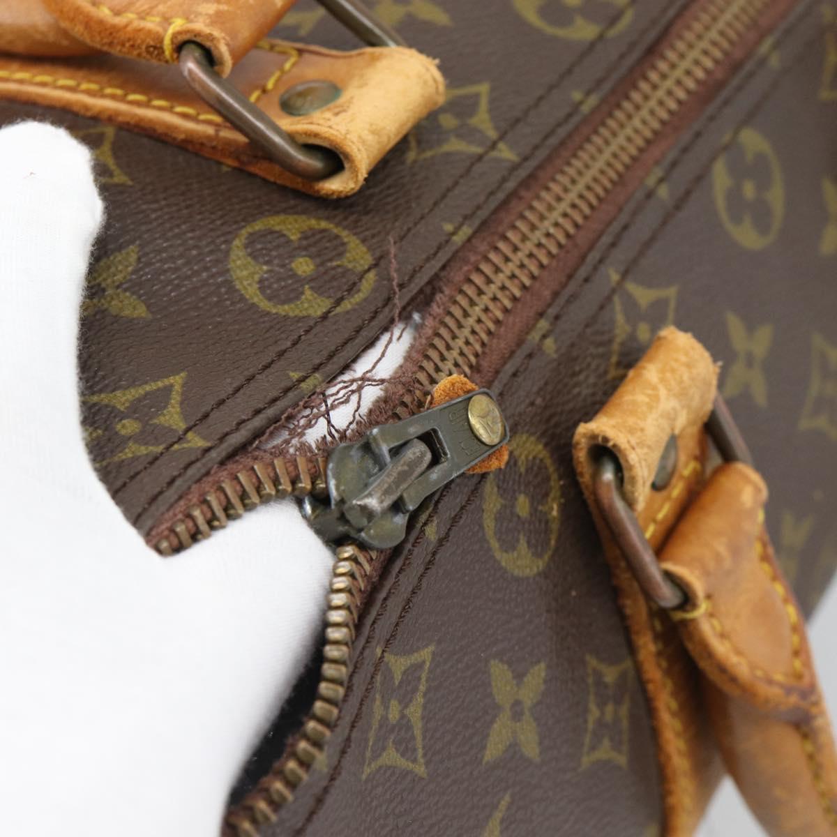LOUIS VUITTON Monogram Keepall 45 Boston Bag M41428 LV Auth 191005