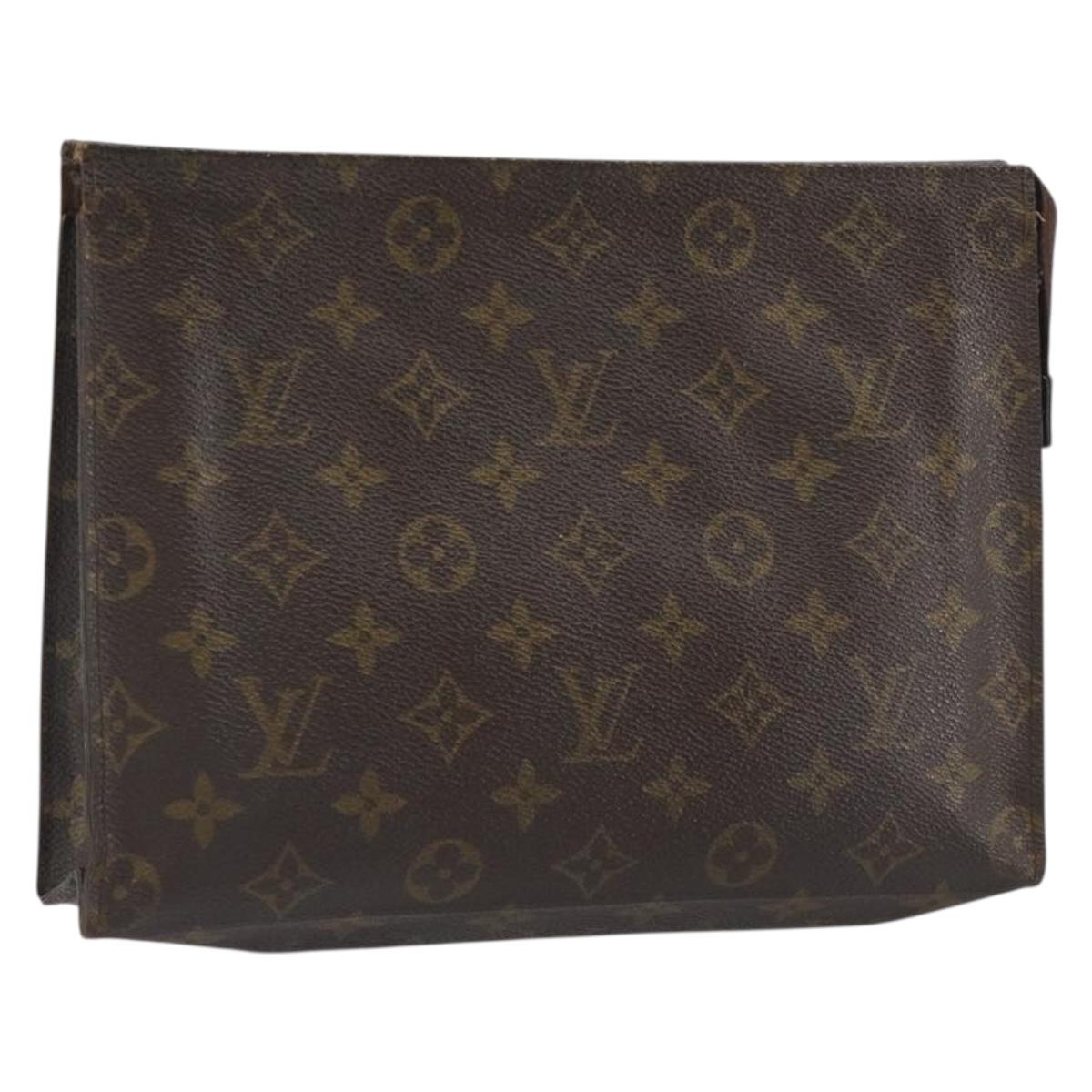 LOUIS VUITTON Monogram Poche Toilette 26 Pouch M47542 LV Auth 191007