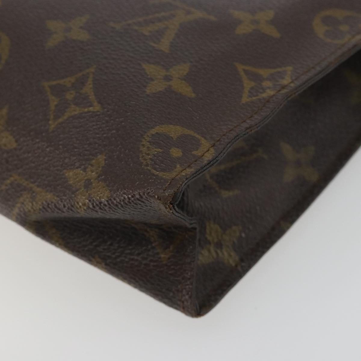 LOUIS VUITTON Monogram Poche Toilette 26 Pouch M47542 LV Auth 191007