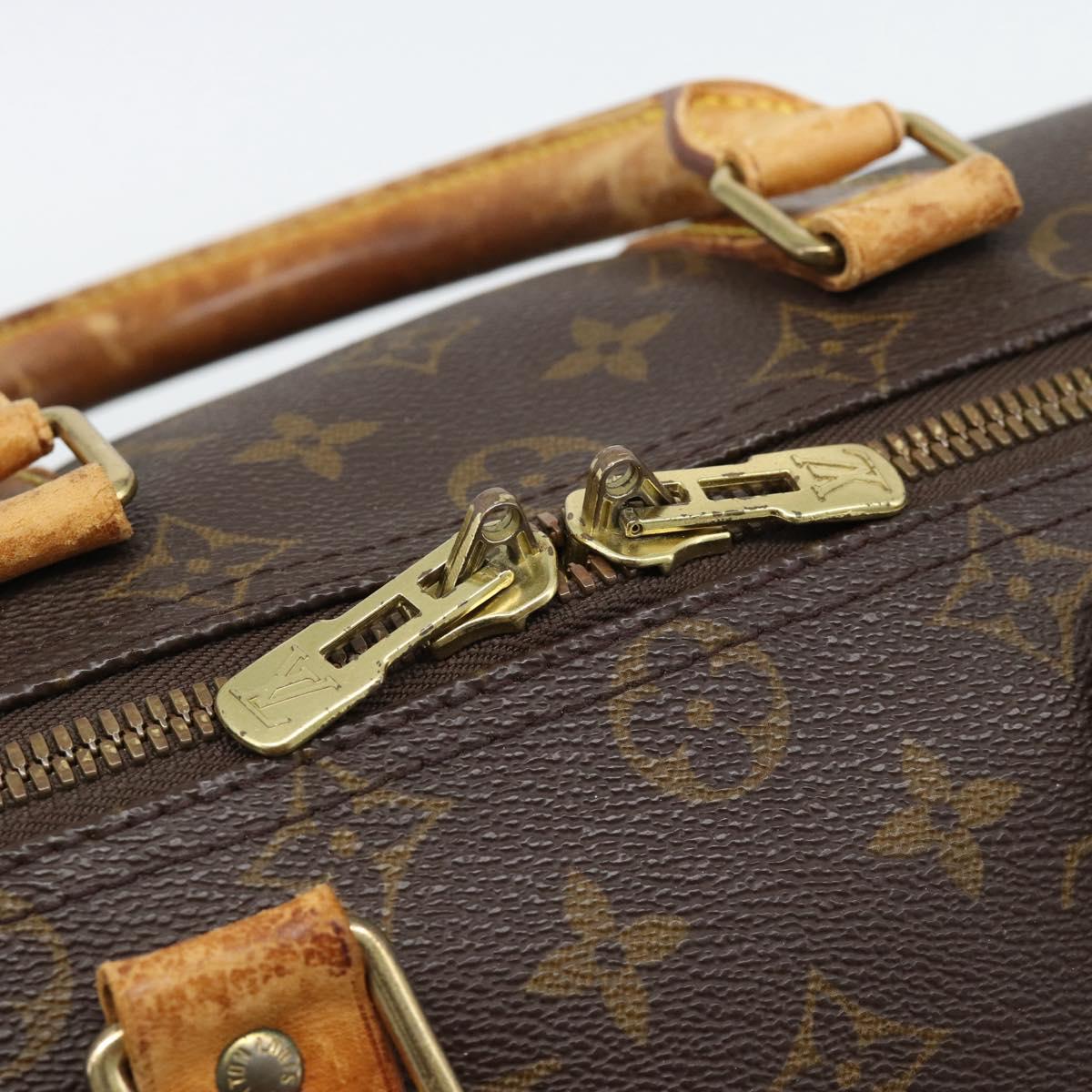 LOUIS VUITTON Monogram Keepall 50 Boston Bag M41426 LV Auth 191008