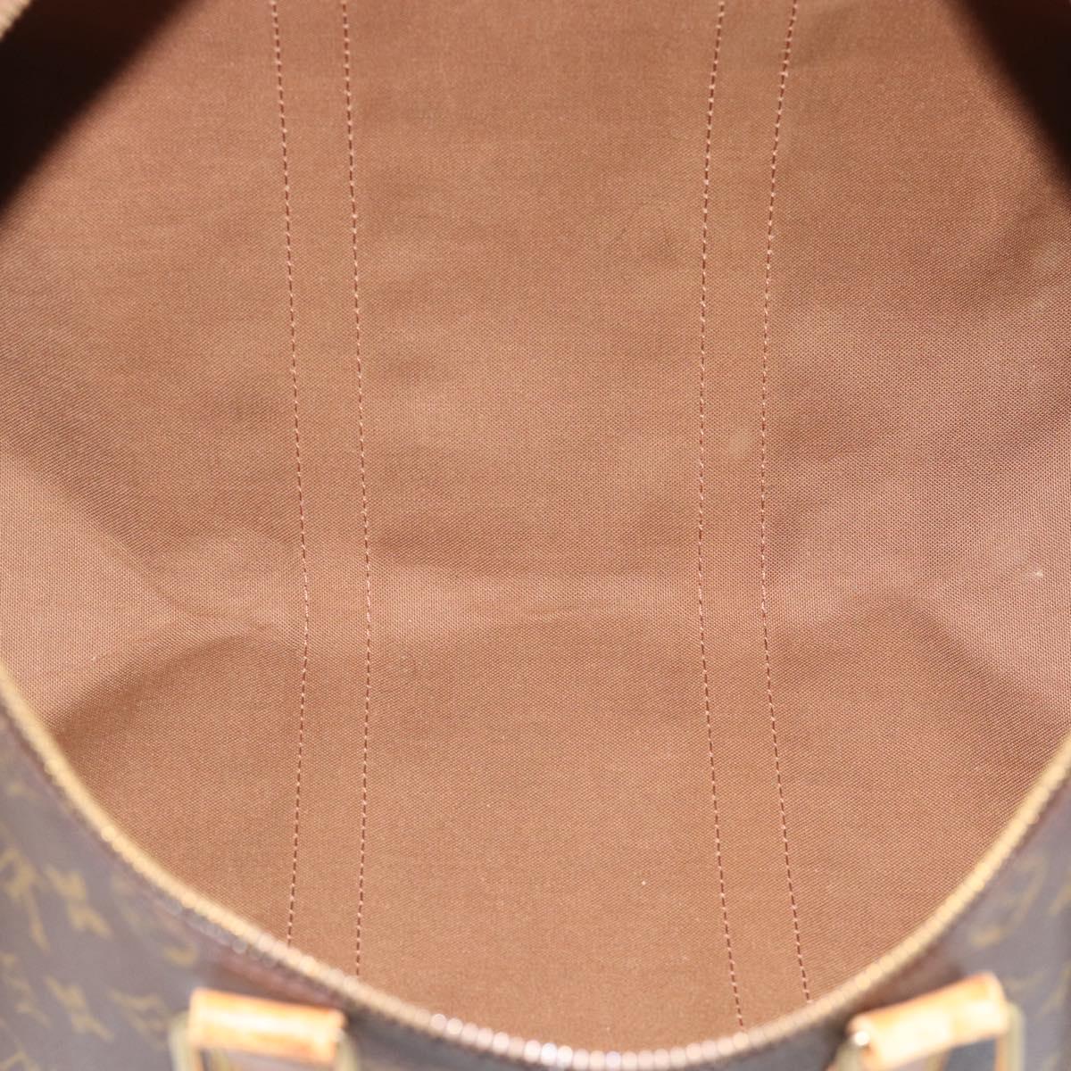 LOUIS VUITTON Monogram Keepall 50 Boston Bag M41426 LV Auth 191008
