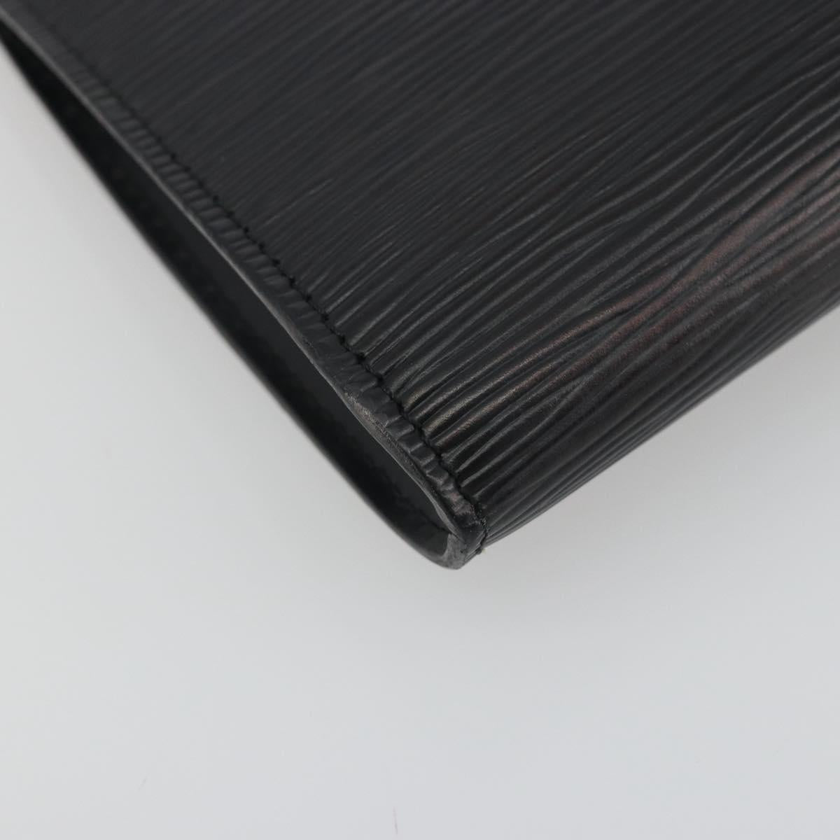 LOUIS VUITTON Epi Pochette Accessoires Pouch Black M52982 LV Auth 191014A