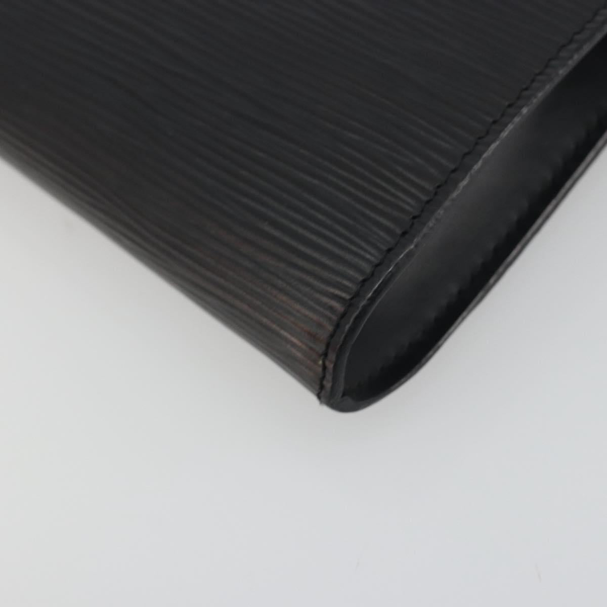 LOUIS VUITTON Epi Pochette Accessoires Pouch Black M52982 LV Auth 191014A