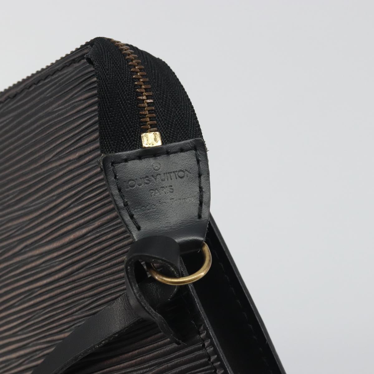 LOUIS VUITTON Epi Pochette Accessoires Pouch Black M52982 LV Auth 191014A
