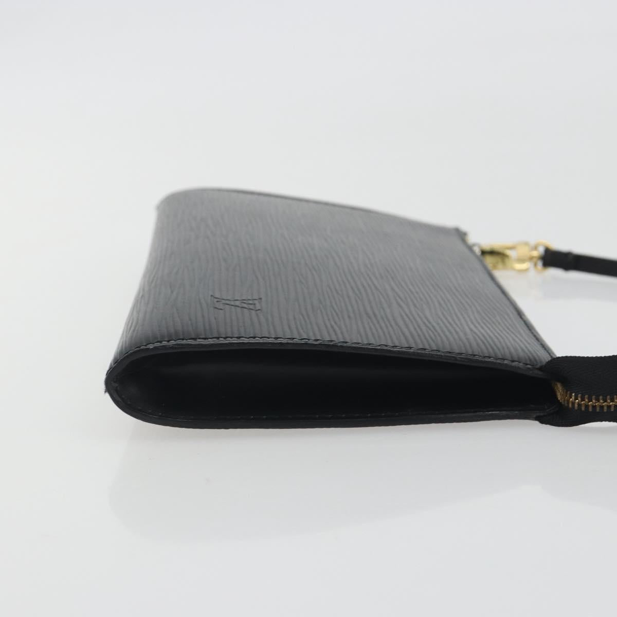 LOUIS VUITTON Epi Pochette Accessoires Pouch Black M52982 LV Auth 191014A